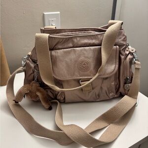 Kipling Women's Rose Gold Shoulder Bag